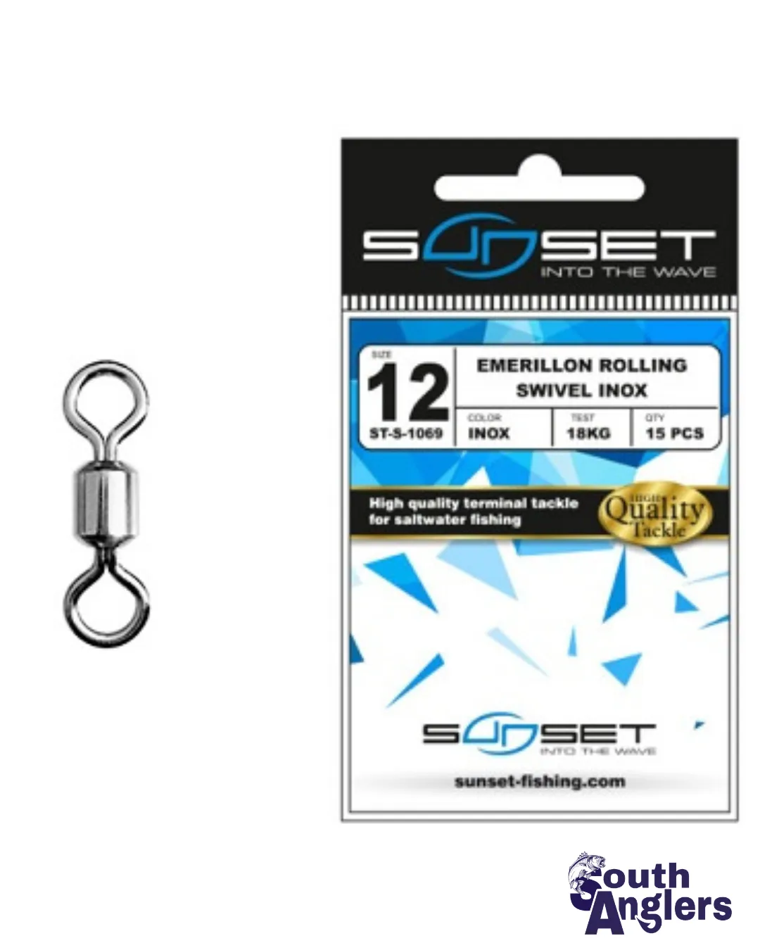 Sunset emerillon rolling swivel inox st-s-1069 1 Sunset emerillon rolling swivel inox